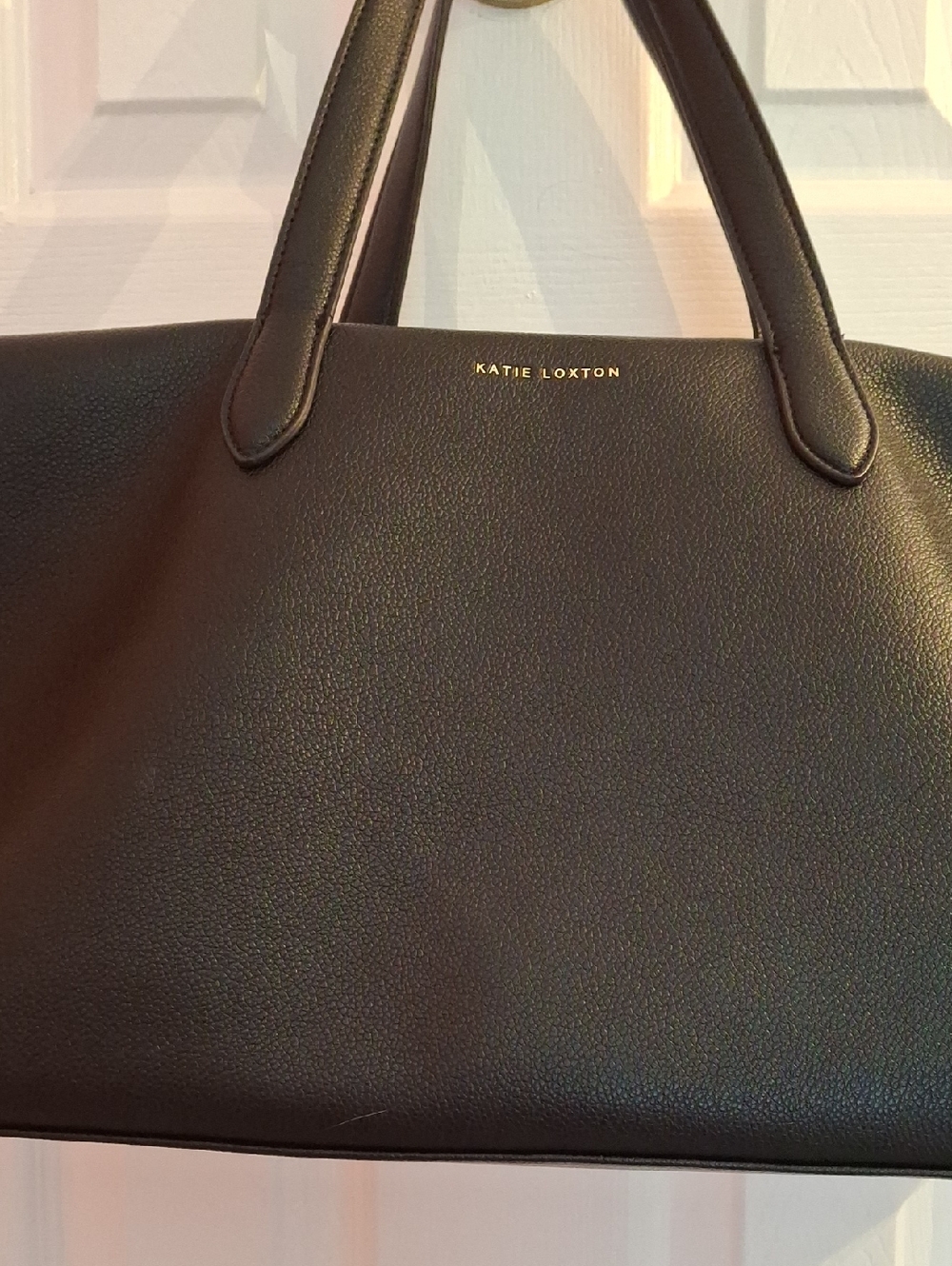 Katie Loxton Black Structured Tote Bag